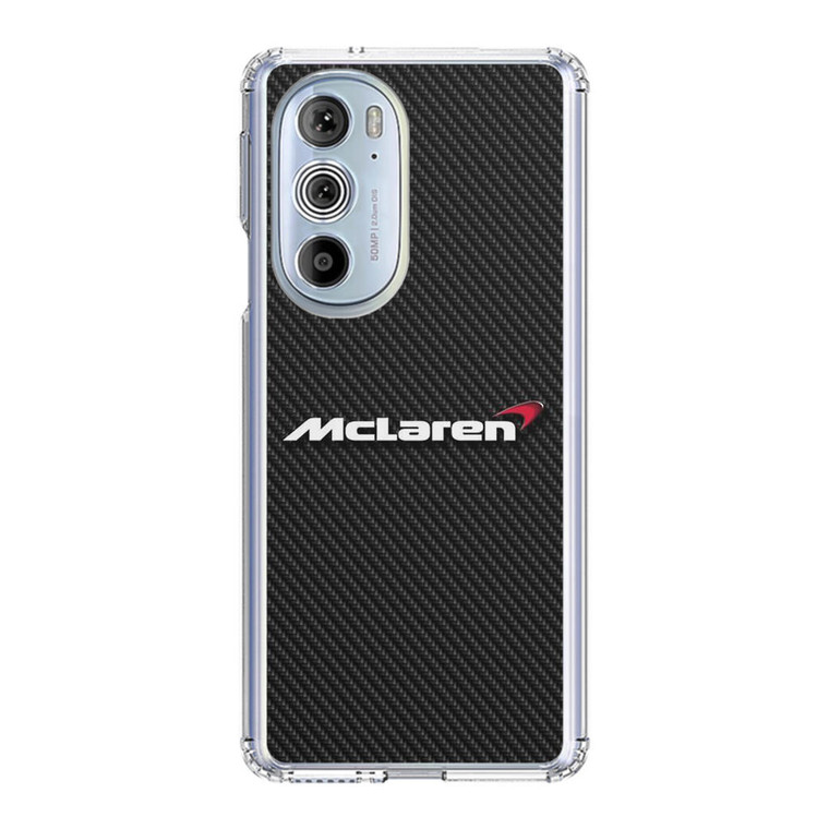 McLaren Logo Carbon Fibre Motorola Edge Plus (2022) Case