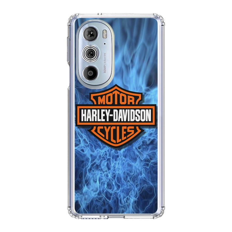 Harley Davidson Blue Flame Motorola Edge Plus (2022) Case