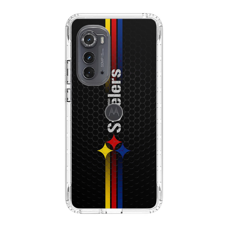 Pittsburgh Steelers Carbon Motorola Edge (2022) Case