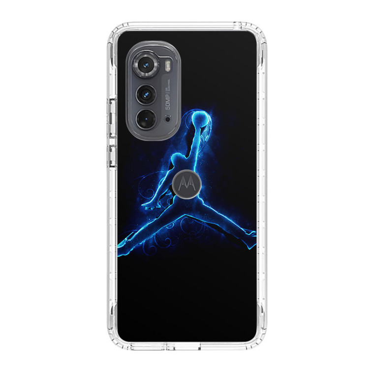 Air Jordan Logo Neon Motorola Edge (2022) Case