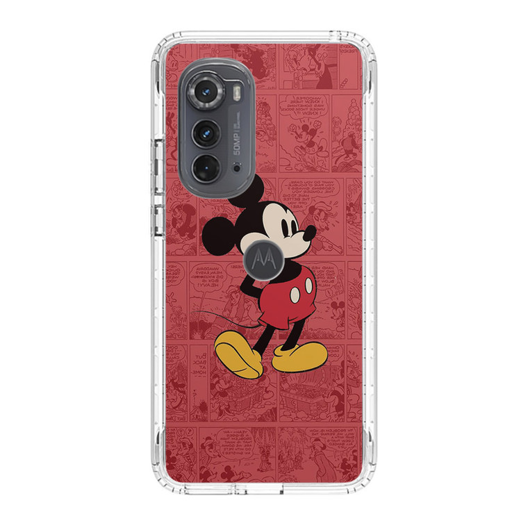 Mickey Mouse Black Motorola Edge (2022) Case