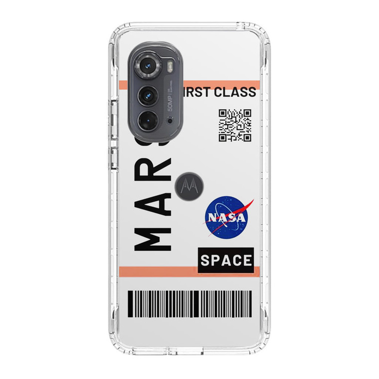 Mars Planet First Class Ticket Motorola Edge (2022) Case