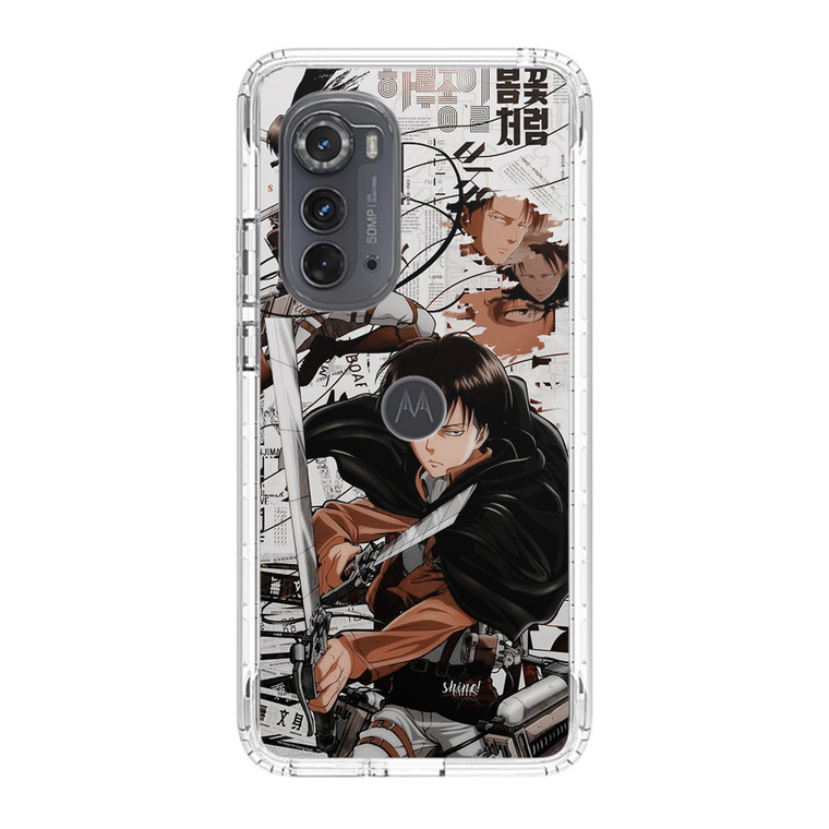 Attack on Titan Levi Ackerman Motorola Edge (2022) Case