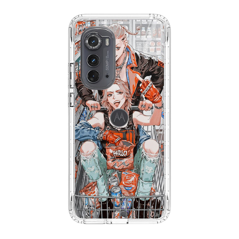 Draken and Mikey Tokyo Revengers Motorola Edge (2022) Case