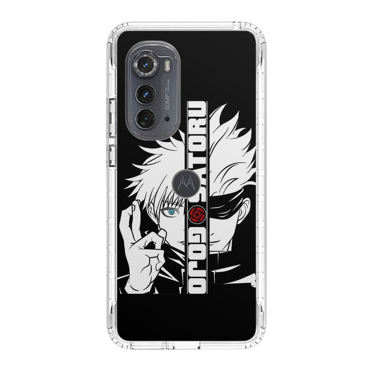 Gojo Satoru Anime Jujutsu Kaisen Black White Motorola Edge (2022) Case