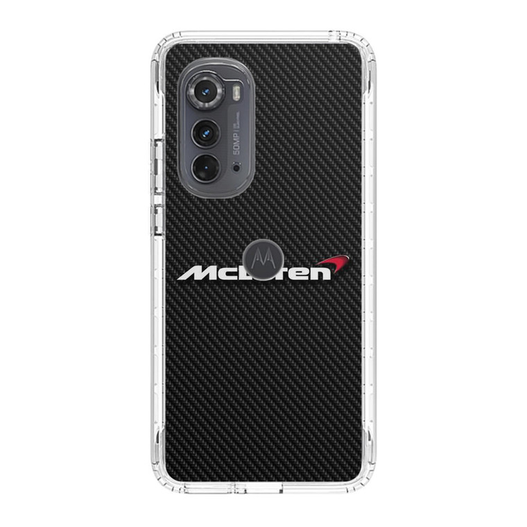 McLaren Logo Carbon Fibre Motorola Edge (2022) Case