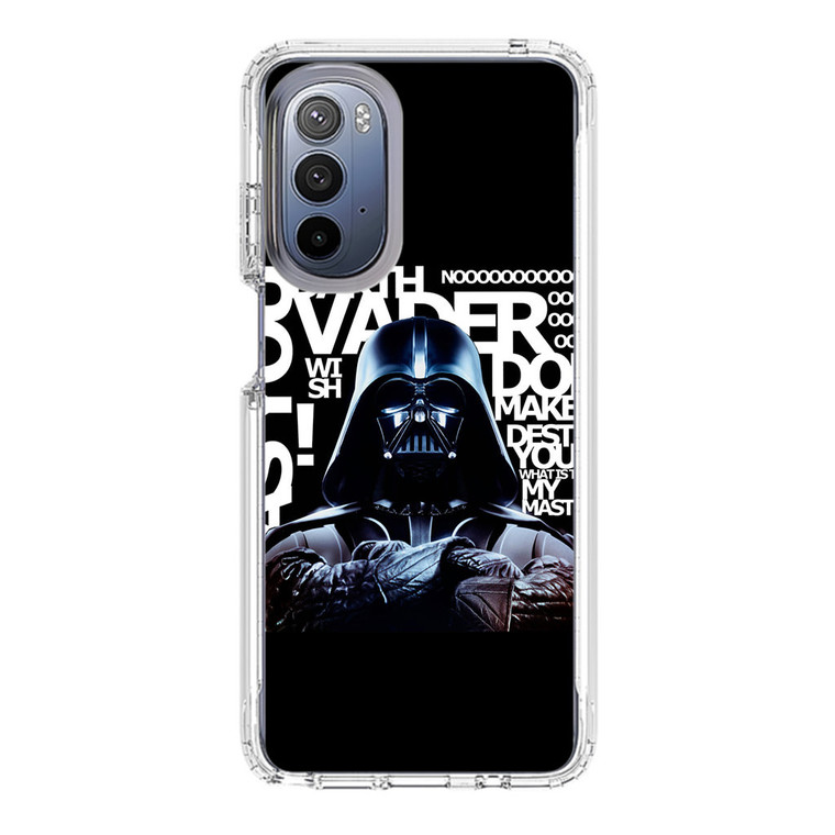 Star Wars Darth Vader Quotes Motorola Moto G Stylus 5G (2022) Case