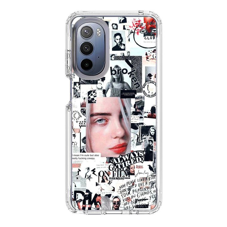Billie Eilish Collage Motorola Moto G Stylus 5G (2022) Case