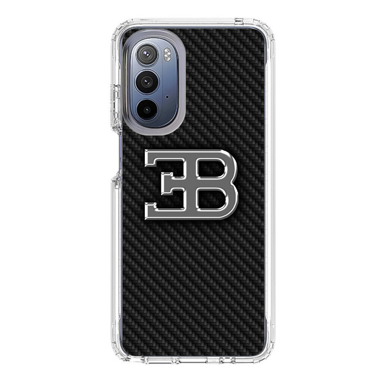 Bugatti Carbon  Fibre Logo Motorola Moto G Stylus 5G (2022) Case