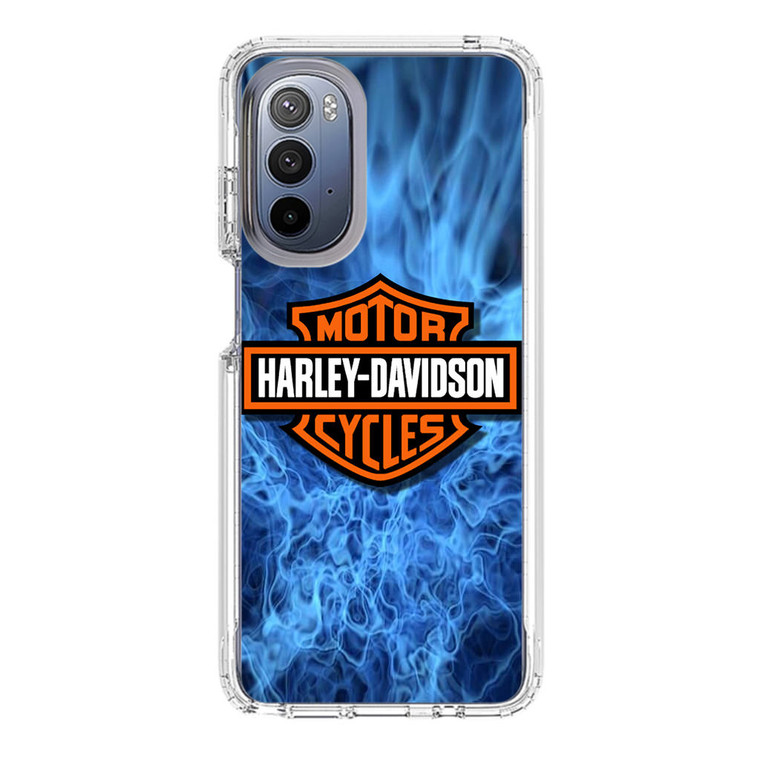 Harley Davidson Blue Flame Motorola Moto G Stylus 5G (2022) Case