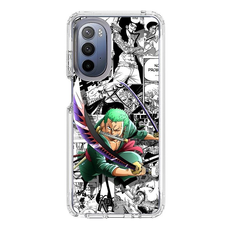 One Piece Roronoa Zoro  Sanzen Daisen Sekai Motorola Moto G Stylus 5G (2022) Case