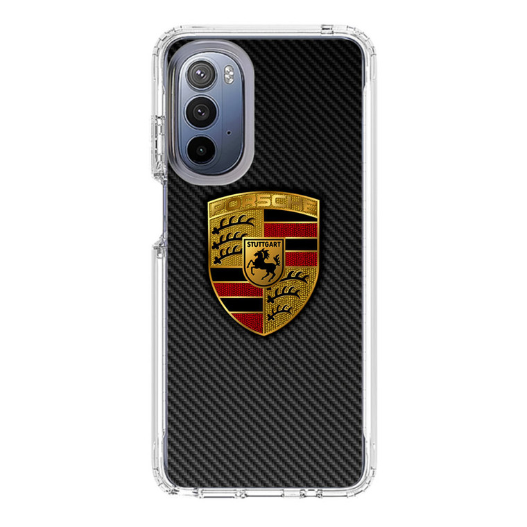 Carbon Porsche Logo Motorola Moto G Stylus 5G (2022) Case