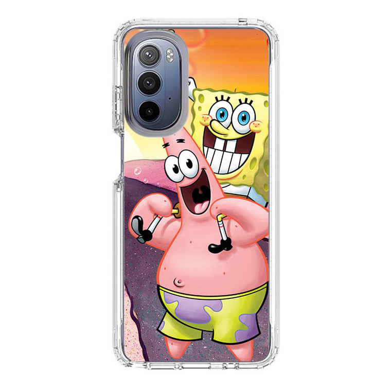 Spongebob and Pattrick Motorola Moto G Stylus (2022) Case