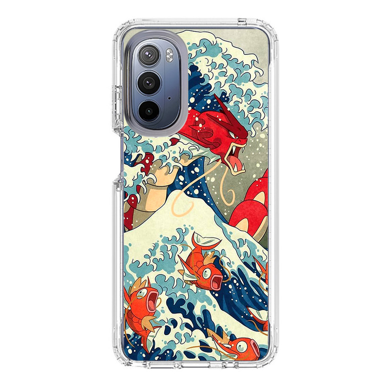 The Great Wave Of Kanto Pokemon Motorola Moto G Stylus (2022) Case