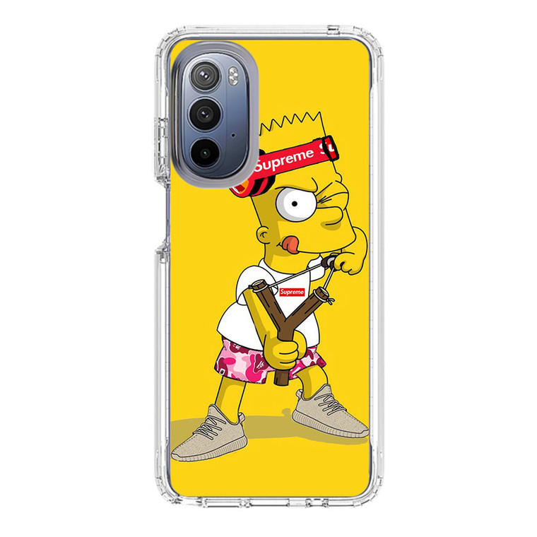 Explore Bart Simpson Supreme Motorola Moto G Stylus (2022) Case