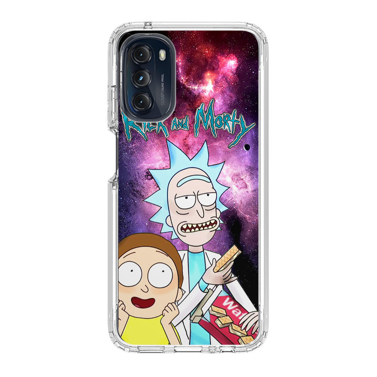 Rick and Morty Nebula Space Motorola Moto G 5G (2022) Case