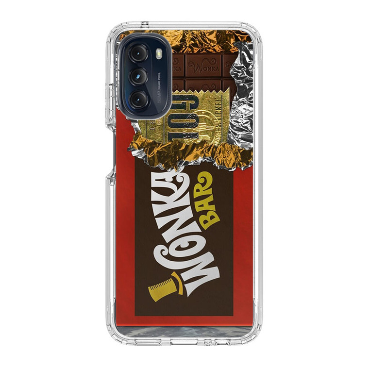 Wonka Chocolate Bar With Golden Ticket Motorola Moto G 5G (2022) Case