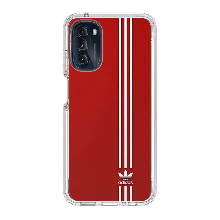 Brand Adidas Red White Sport Motorola Moto G 5G (2022) Case