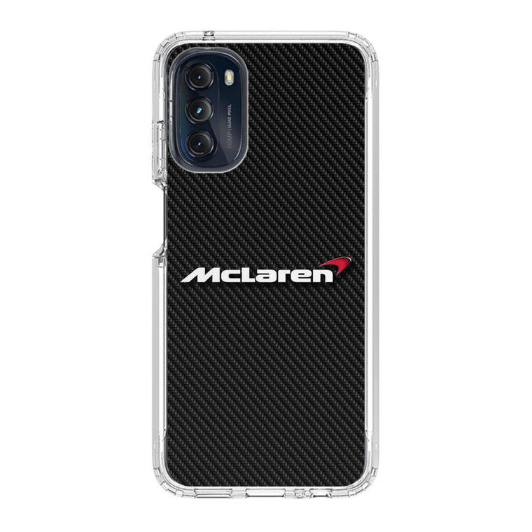 McLaren Logo Carbon Fibre Motorola Moto G 5G (2022) Case