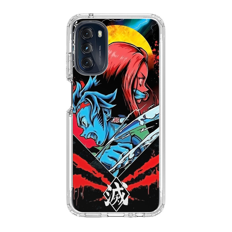 Tanjiro and Nezuko Motorola Moto G 5G (2022) Case