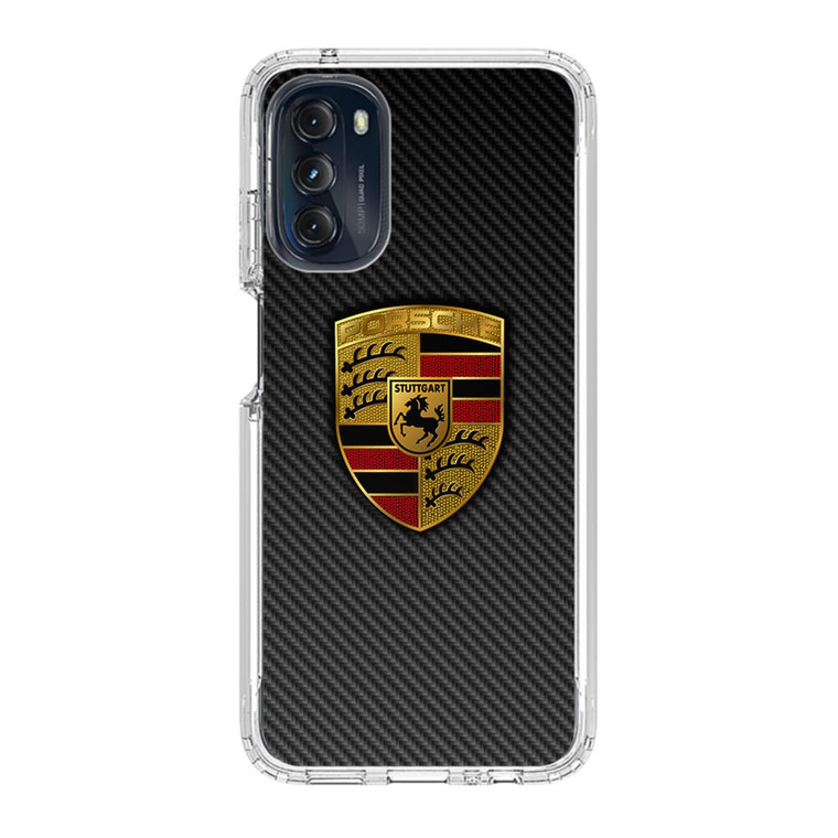 Carbon Porsche Logo Motorola Moto G 5G (2022) Case