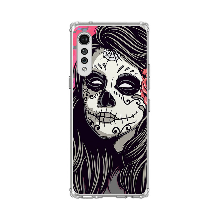 Mexican Girl Skull LG Velvet 5G Case