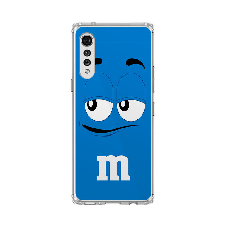 M&M's Blue LG Velvet 5G Case