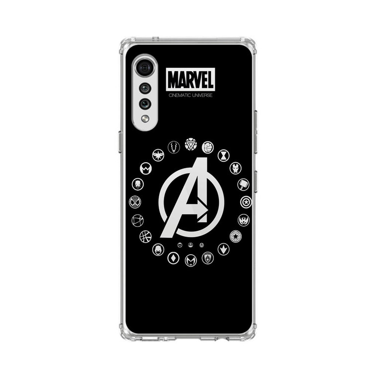 Marvel Universe Logo LG Velvet 5G Case