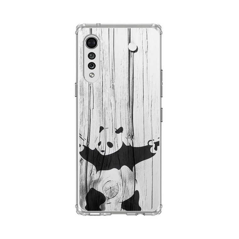 Banksy graffiti panda LG Velvet 5G Case