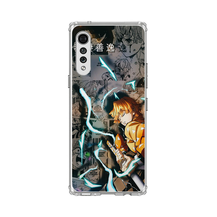 Anime Zenitsu Agatsuma Demon Slayer LG Velvet 5G Case