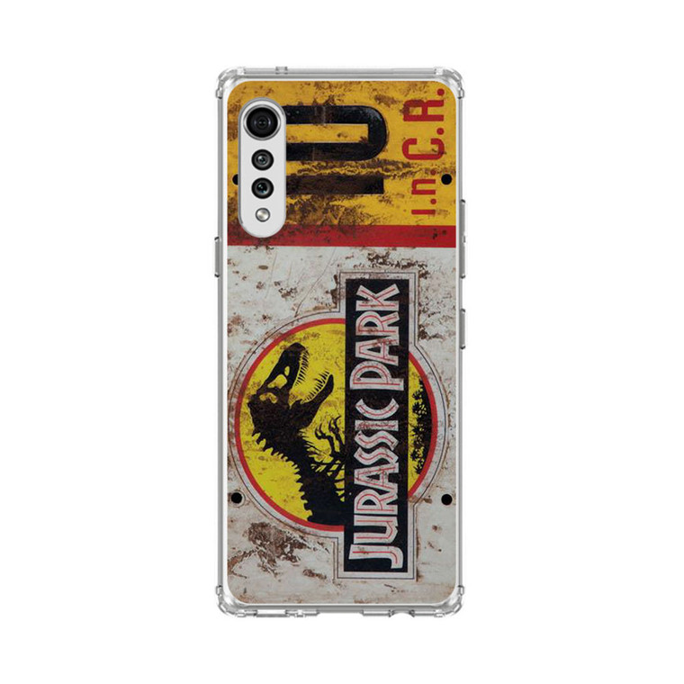 Jurassic Park Jeep License Number 10 LG Velvet 5G Case