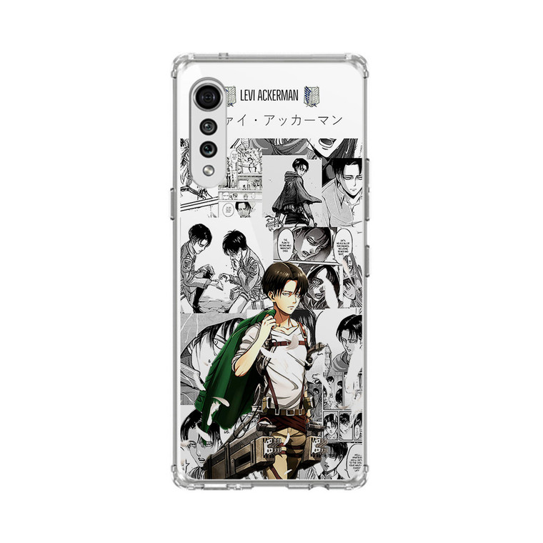 Levi Ackerman Attack On Titan LG Velvet 5G Case