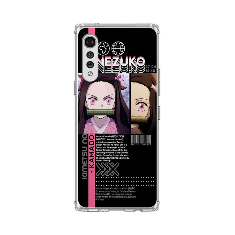 Nezuko Kamado Kimetsu no Yaiba LG Velvet 5G Case