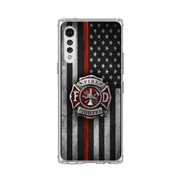 Fire Fighter Fire Rescue Department LG Velvet 5G Case