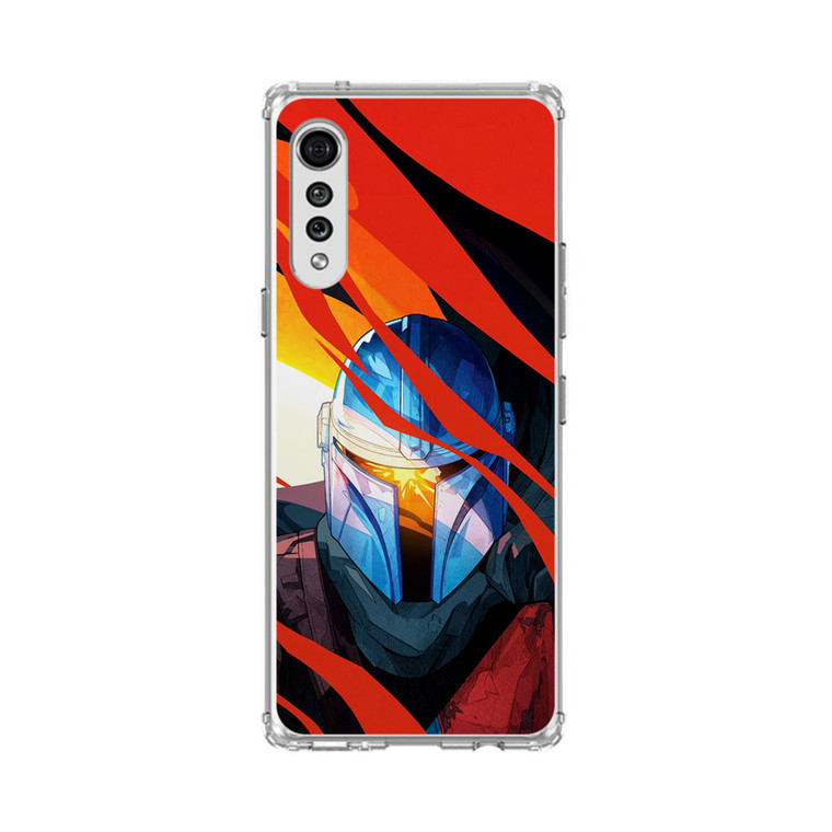 The Mandalorian Cartoon LG Velvet 5G Case