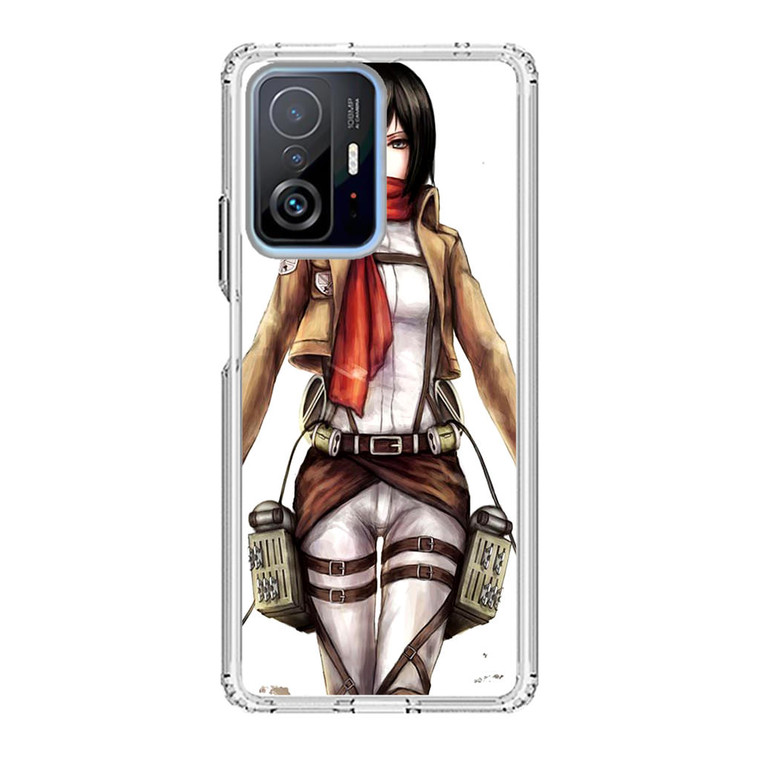 Cool Mikasa Ackerman Attack On Titan Xiaomi 11T Pro Case