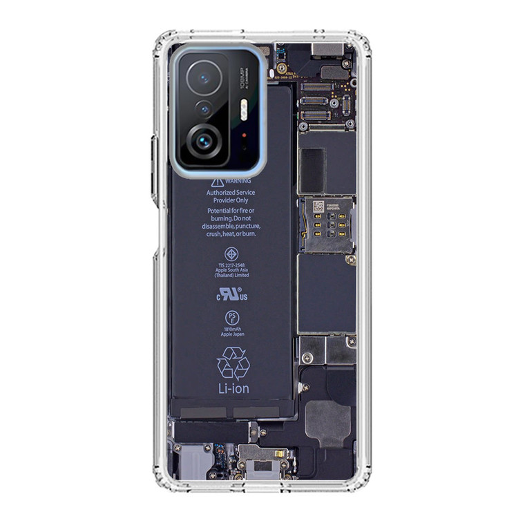iPhone Fake Internals Xiaomi 11T Pro Case