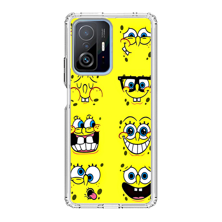 Spongebob Faces Xiaomi 11T Pro Case