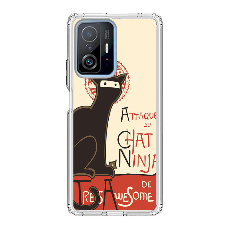 A French Ninja Cat Xiaomi 11T Pro Case