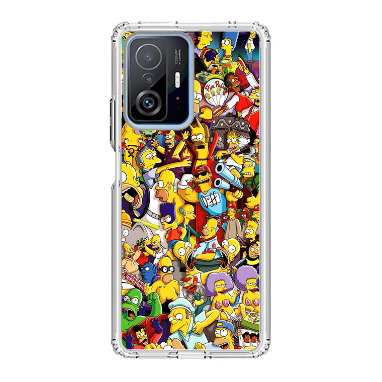 The Simpsons Characters Xiaomi 11T Pro Case