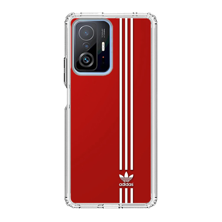 Brand Adidas Red White Sport Xiaomi 11T Pro Case