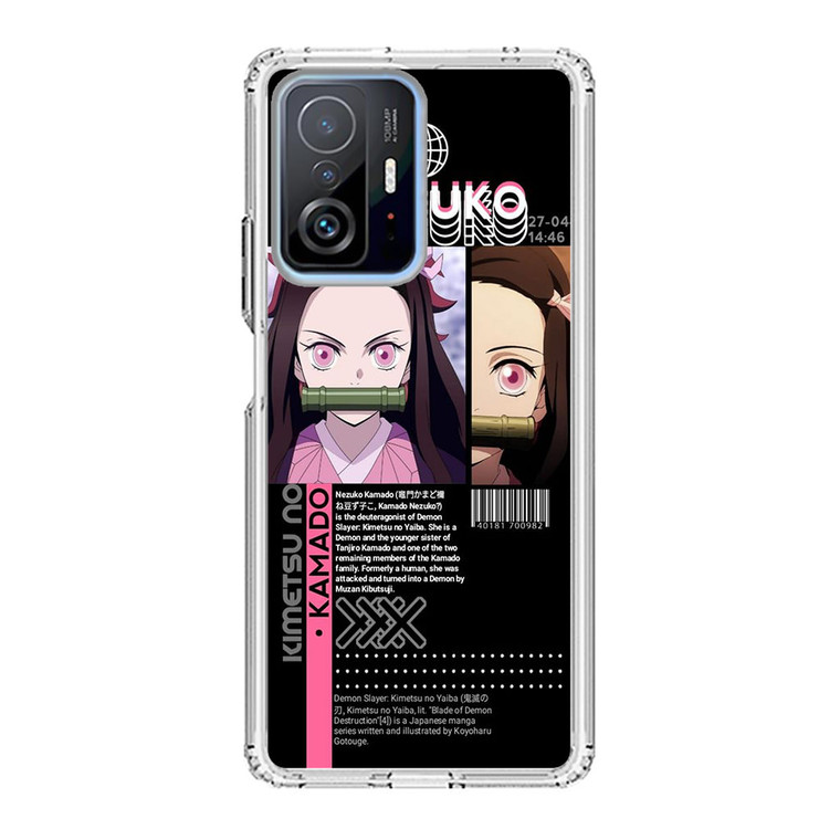 Nezuko Kamado Kimetsu no Yaiba Xiaomi 11T Pro Case