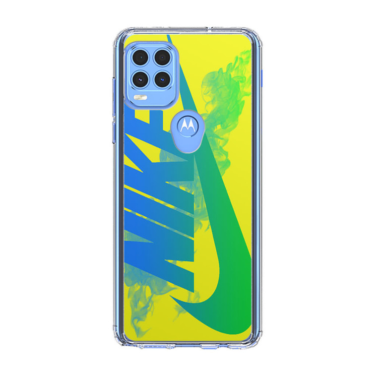 Nike Logo in Yellow Motorola Moto G Stylus 5G 2021 Case