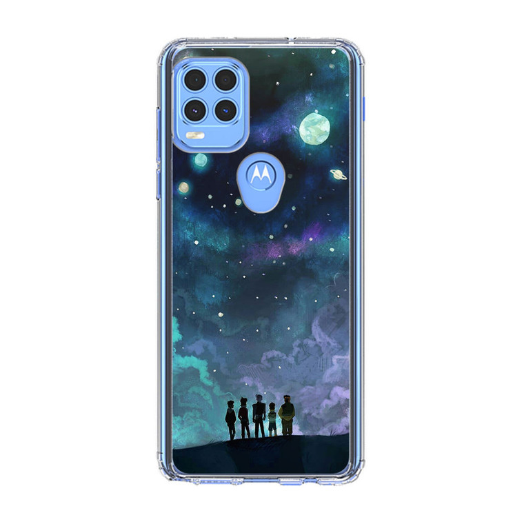 Voltron in Space Nebula Motorola Moto G Stylus 5G 2021 Case