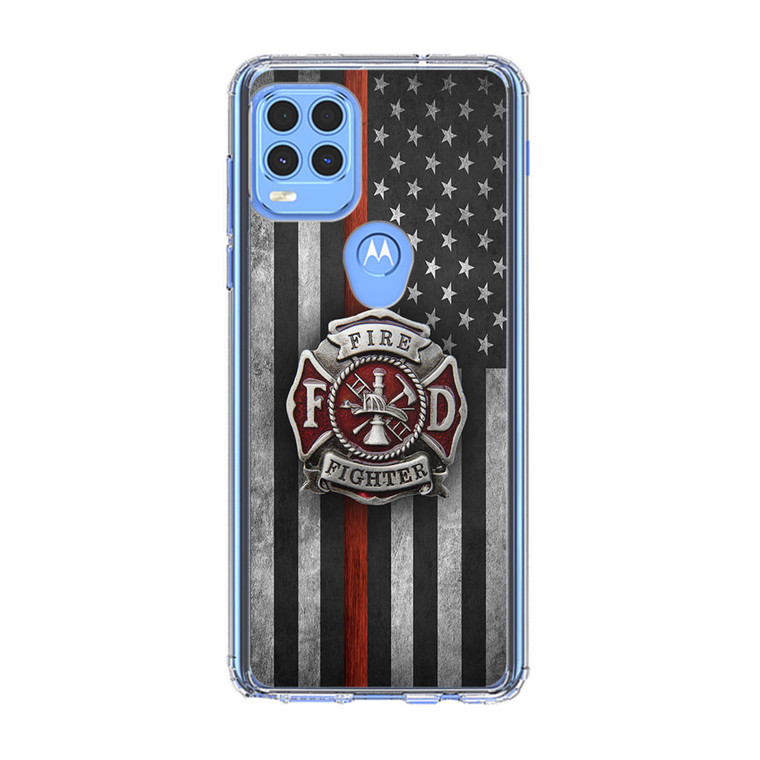 Fire Fighter Fire Rescue Department Motorola Moto G Stylus 5G 2021 Case