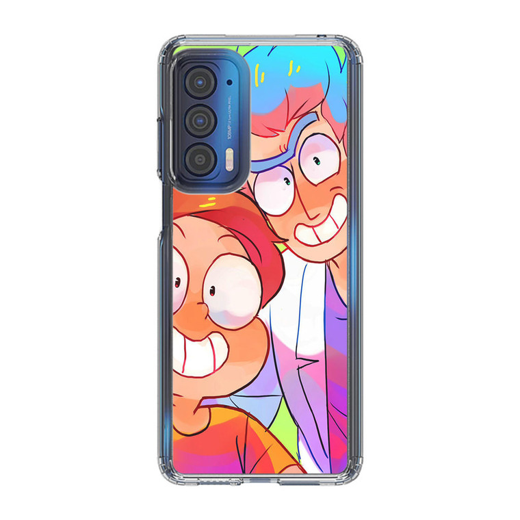 Rick and Morty Drawing Motorola Edge 2021 Case