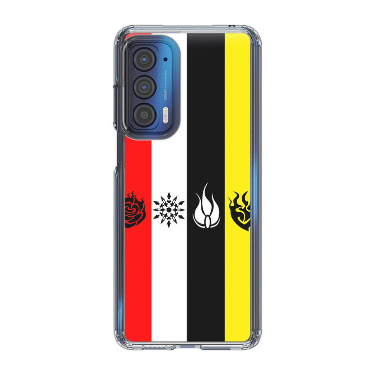 RWBY All Symbols Motorola Edge 2021 Case