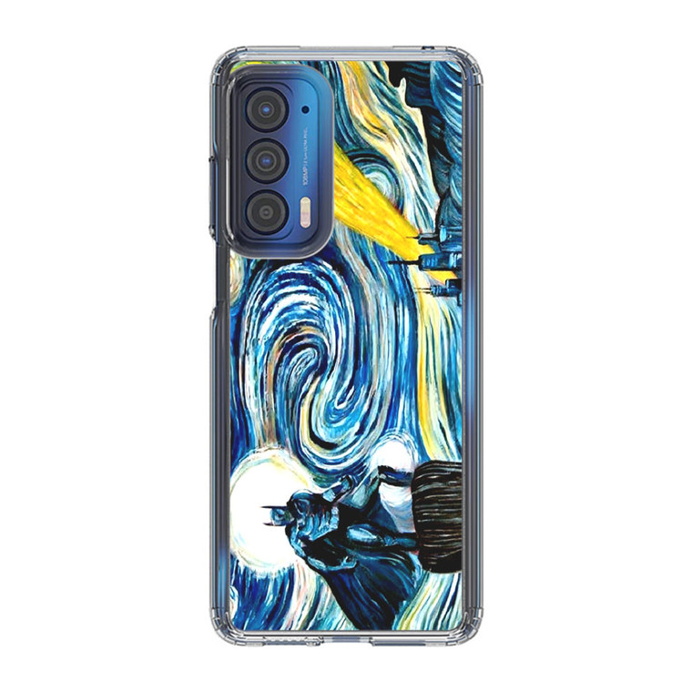 Batman Van Gogh Starry Night Motorola Edge 2021 Case