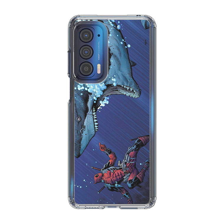 Deadpool Shark Motorola Edge 2021 Case