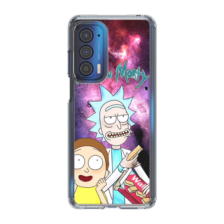 Rick and Morty Nebula Space Motorola Edge 2021 Case